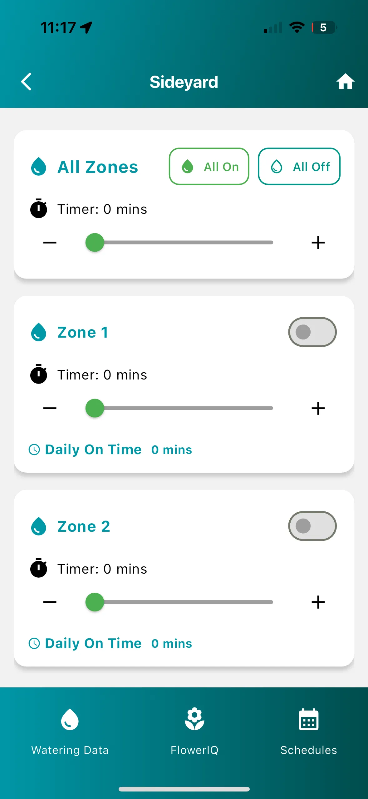 AquaFlower Mobile App